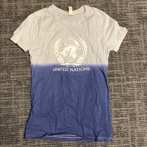United Nations women’s t-shirt.